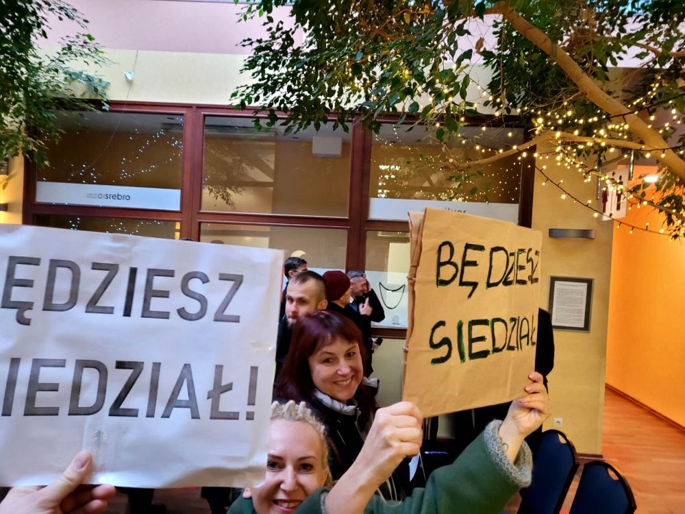 Protestowali górnicy i KOD-owcy (FOTO)